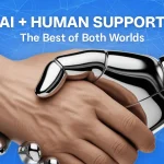 Impact of AI + Human Support